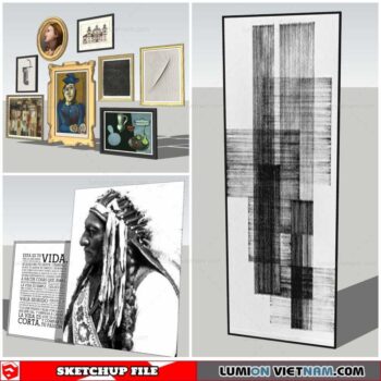 Picture Frame - Sketchup Models By Nha Tay