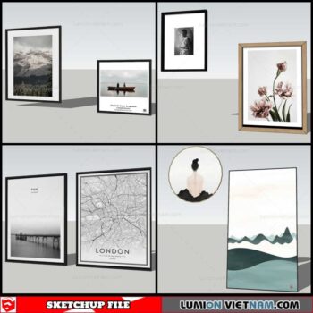 Picture Frame - Sketchup Models By Nha Tay