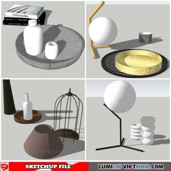 Decor Vases - Sketchup Models By Nha Tay