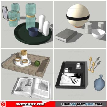 Decor Vases - Sketchup Models By Nha Tay