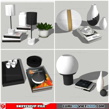 Decor Vases - Sketchup Models By Nha Tay