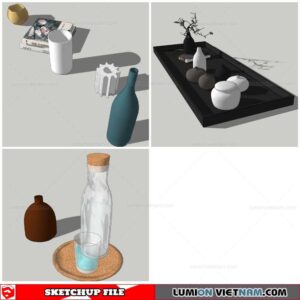 Decor Vases - Sketchup Models By Nha Tay