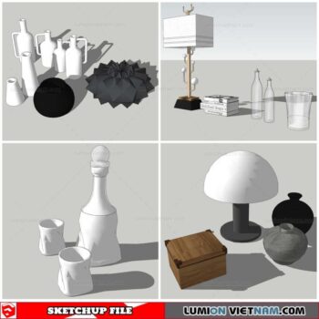 Decor Vases - Sketchup Models By Nha Tay