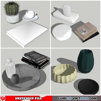 Decor Vases - Sketchup Models By Nha Tay