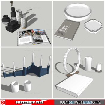 Decor Vases - Sketchup Models By Nha Tay
