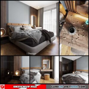 Bedroom - Sketchup Interior Scene By Trong Thanh
