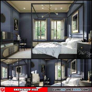 Apartment - Sketchup Interior Scene By Kts Nguyen Than