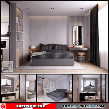 Bedroom - Sketchup Interior Scene By Dang Nam Quang