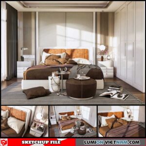 Bedroom - Sketchup Interior Scene By Duy Dao