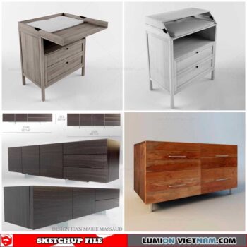 Chest Of Drawers - Sketchup Models