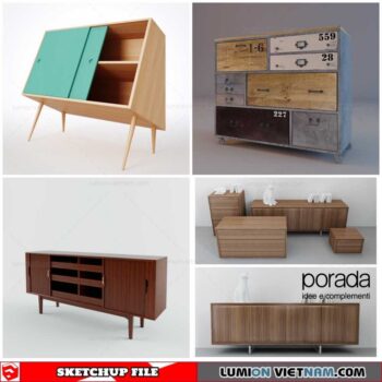 Chest Of Drawers - Sketchup Models