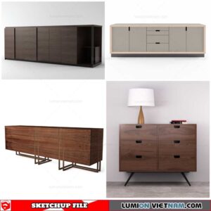 Chest Of Drawers - Sketchup Models