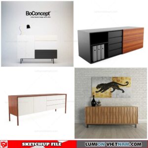 Chest Of Drawers - Sketchup Models