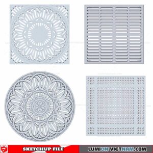 Street Drain Grate - Sketchup Models