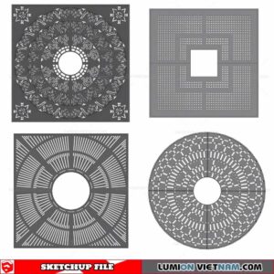 Tree Grate - Sketchup Models