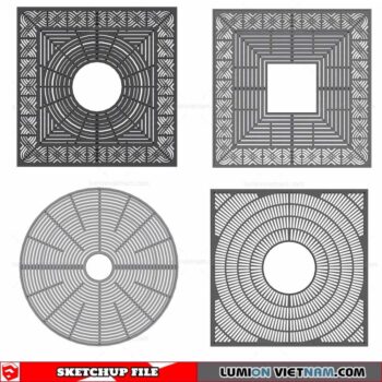 Tree Grate - Sketchup Models