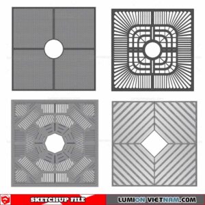 Tree Grate - Sketchup Models