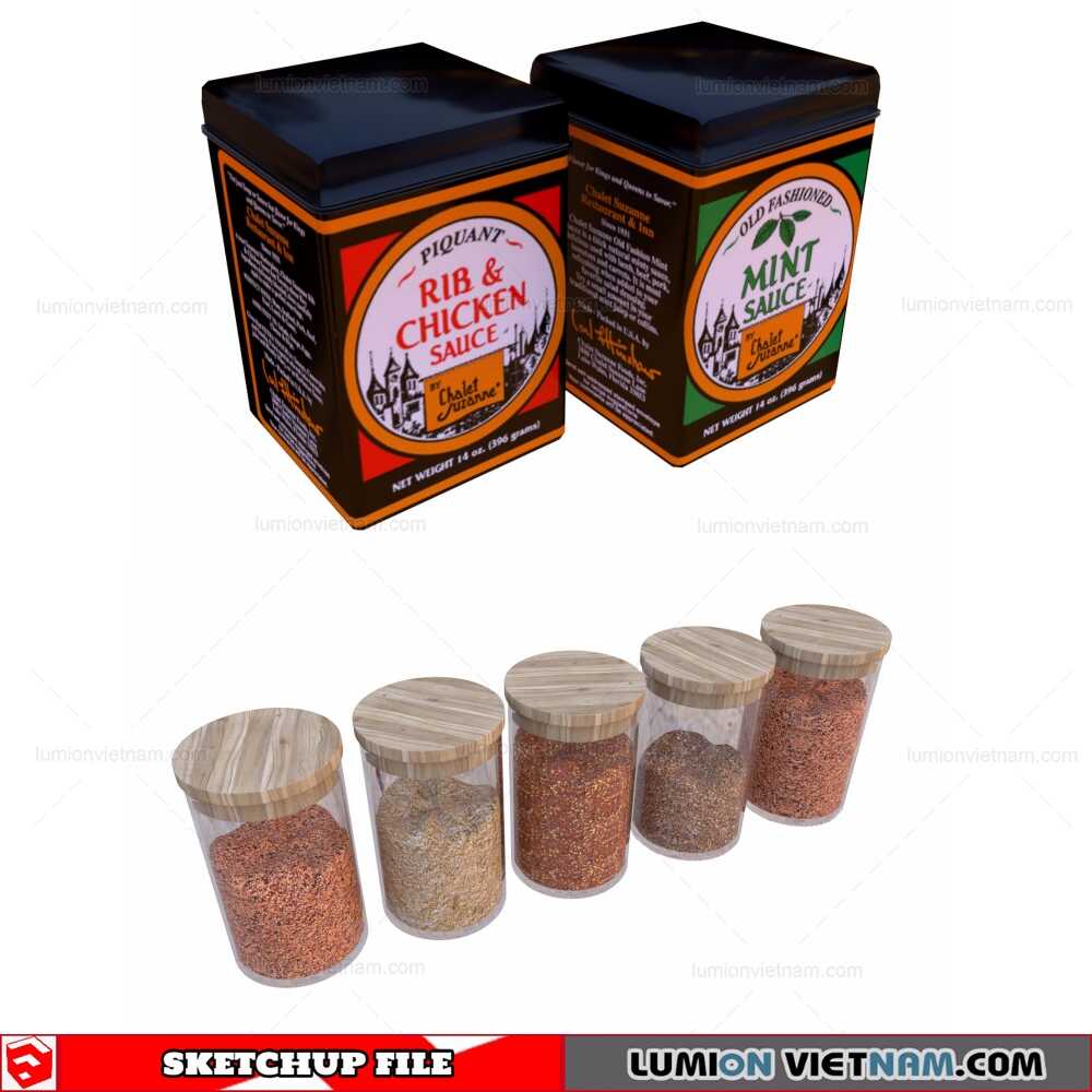 211205-Food-(5)-Sketchup-Models