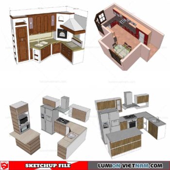 Kitchen Cabinet - Sketchup Models