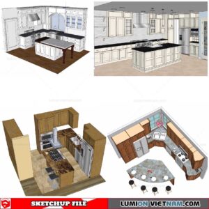 Kitchen Cabinet - Sketchup Models