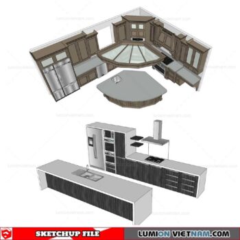 Kitchen Cabinet - Sketchup Models