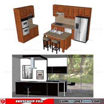 Kitchen Cabinet - Sketchup Models