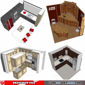 Kitchen Cabinet - Sketchup Models