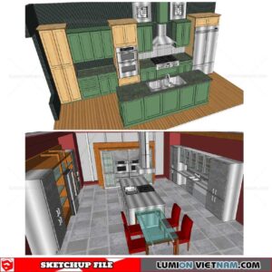 Kitchen Cabinet - Sketchup Models