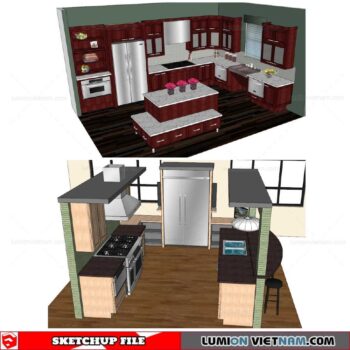 Kitchen Cabinet - Sketchup Models