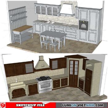 Kitchen Cabinet - Sketchup Models