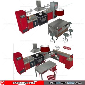 Kitchen Cabinet - Sketchup Models