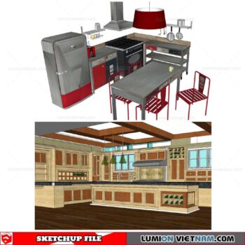 Kitchen Cabinet - Sketchup Models