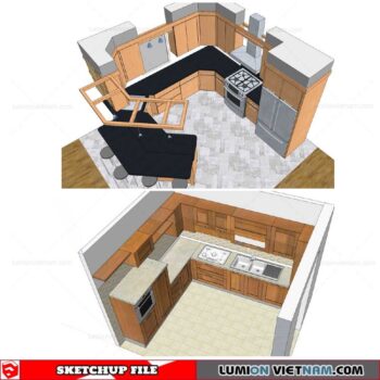 Kitchen Cabinet - Sketchup Models