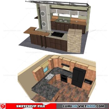 Kitchen Cabinet - Sketchup Models