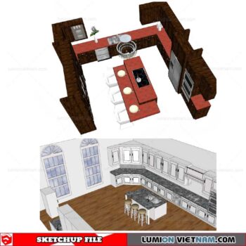 Kitchen Cabinet - Sketchup Models