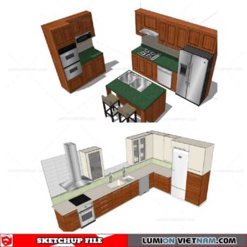 Kitchen Cabinet - Sketchup Models