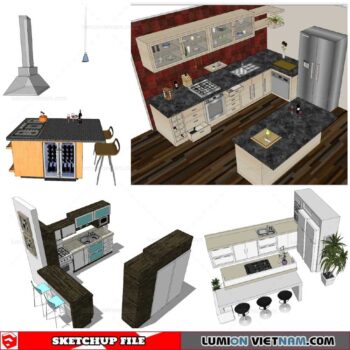 Kitchen Cabinet - Sketchup Models