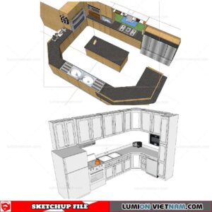 Kitchen Cabinet - Sketchup Models