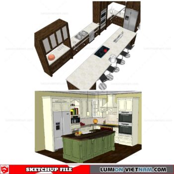 Kitchen Cabinet - Sketchup Models