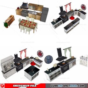 Kitchen Cabinet - Sketchup Models