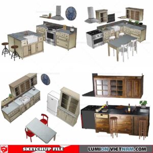 Kitchen Cabinet - Sketchup Models