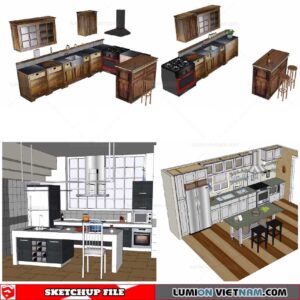 Kitchen Cabinet - Sketchup Models