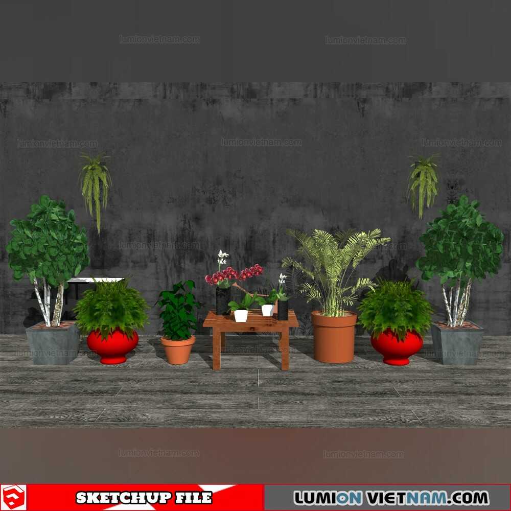 211215-Plant-Pots-(12)-Sketchup-Models