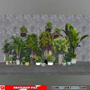 Plant Pots - Sketchup Models