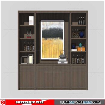 Liquor Cabinet - Sketchup Models