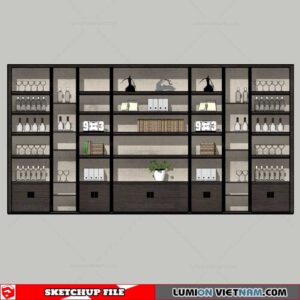 Liquor Cabinet - Sketchup Models