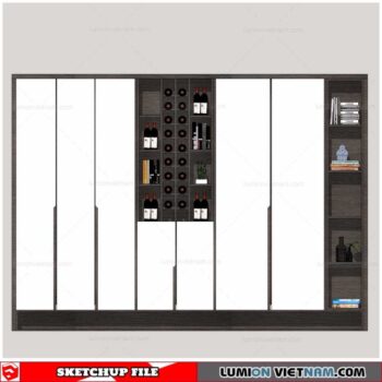 Liquor Cabinet - Sketchup Models