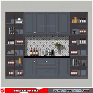 Liquor Cabinet - Sketchup Models