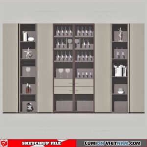 Liquor Cabinet - Sketchup Models