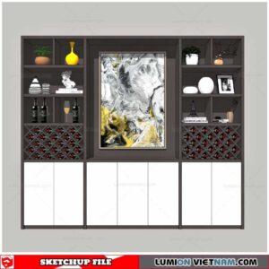Liquor Cabinet - Sketchup Models